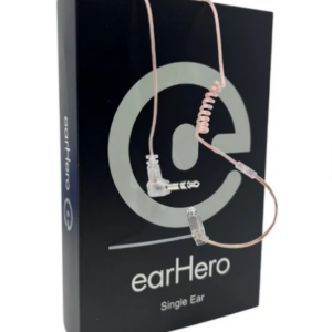 earHero Single Ear Security Radio Earpiece. Comfort, Covert
